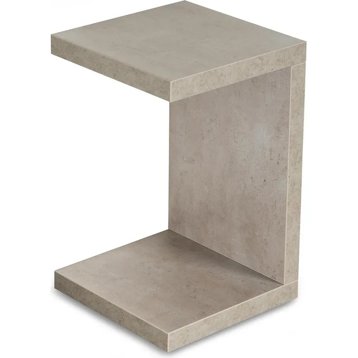 levandeo Beistelltisch Coco Betonoptik B x H x T: 32 x 50 x 32 cm Grau Holz Couchtisch Keine Montage fest verleimt