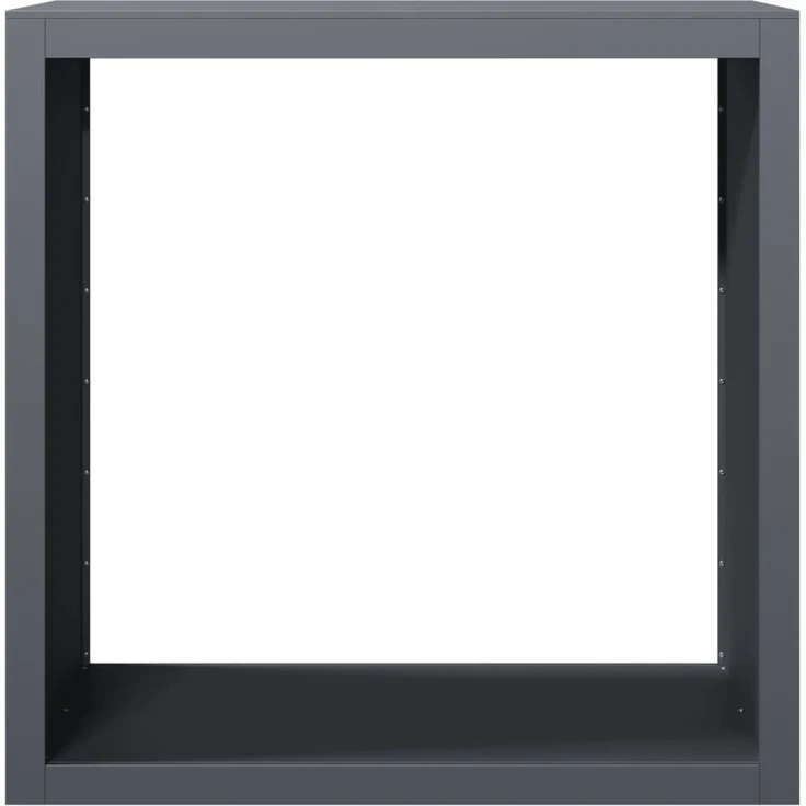 vidaXL Brennholzregal Anthrazit 100x40x100 cm Stahl 850970 – Bild 3