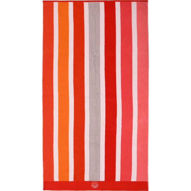 Strandlaken Streifen Rot 100 x 180 cm