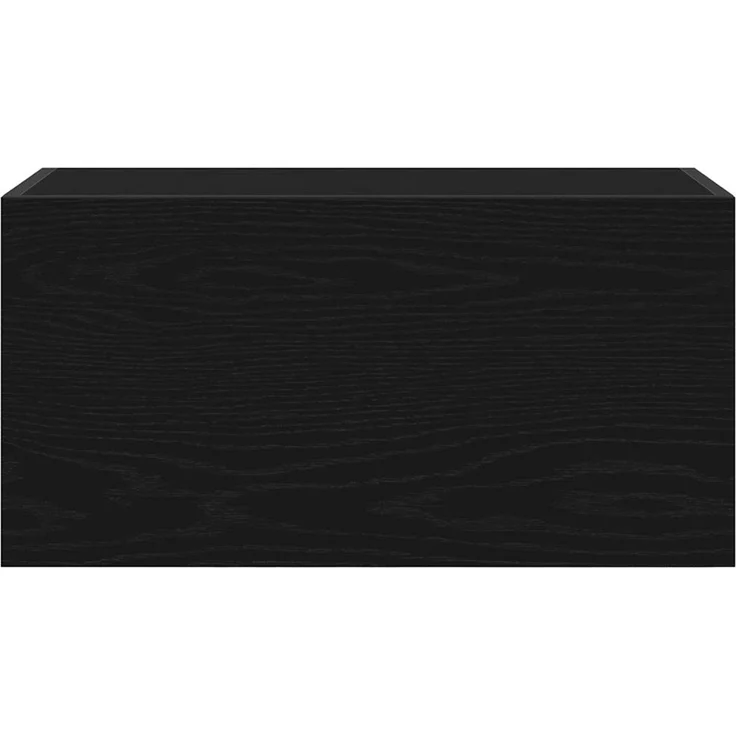 vidaXL Bad-Wandschrank Schwarz 60x25x30 cm Holzwerkstoff 860059 – Bild 4