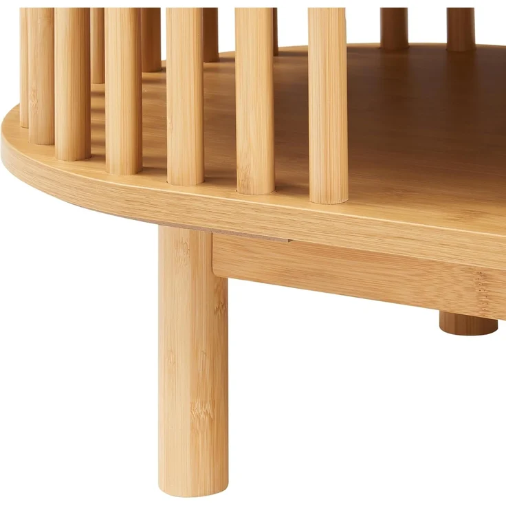 Fernsehtisch Jarvenpaa 140x40x50 cm Bambus [en. casa] – Bild 9