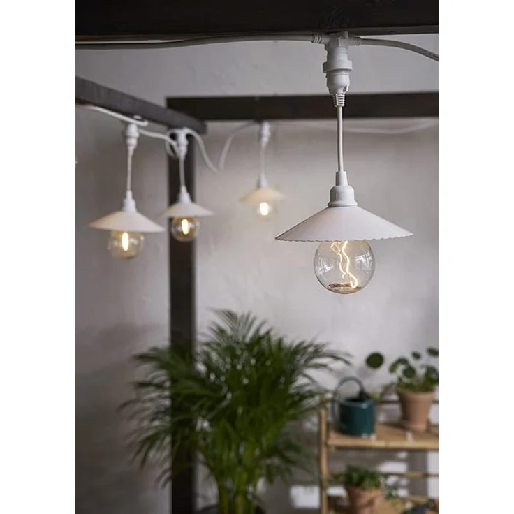 LED Outdoor-Leuchtmittel E27, G95, 1W, 55lm, rund, klar, warmweiß – Bild 7