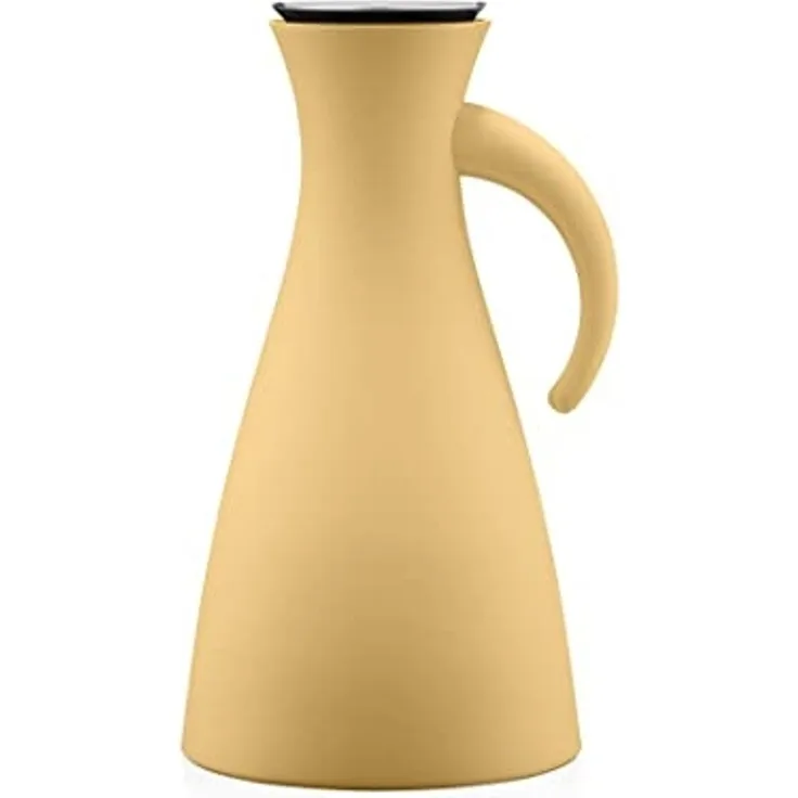 Eva Solo Isolierkanne Golden Sand, Kaffeekanne, Thermokanne, Teekanne, Edelstahl / Glas / Kunststoff, 1 L, 502849