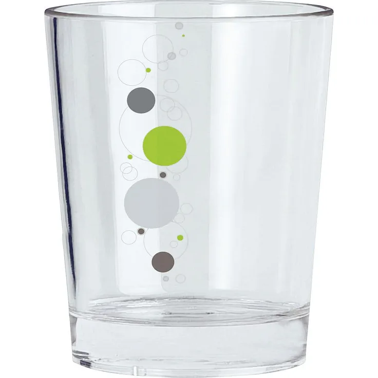 Brunner Trinkglas Space 300 Ml Transparent/Grau/Lime