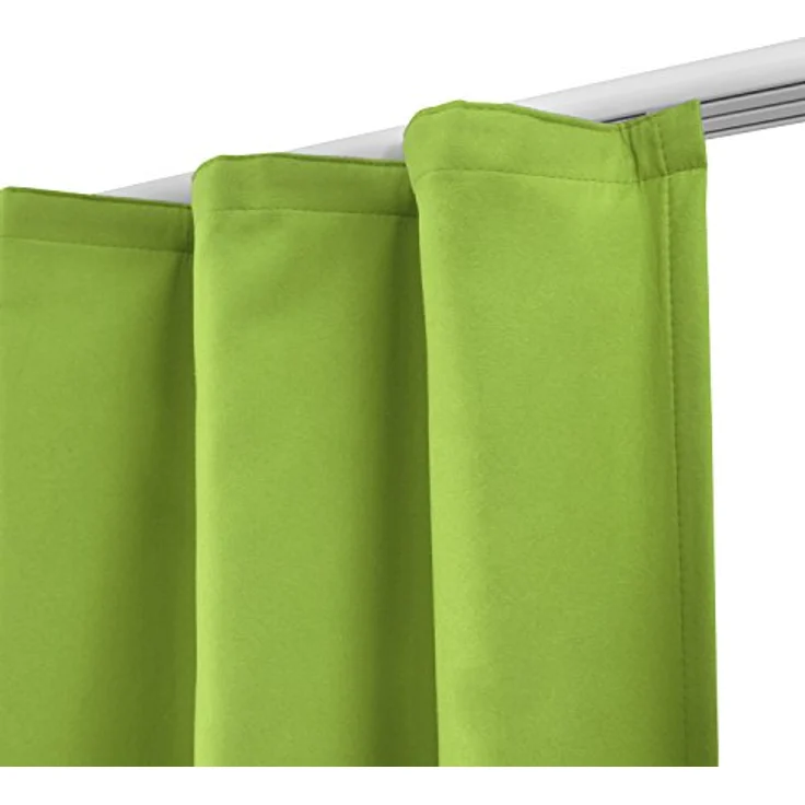 Beautissu Vorhang Amelie Luna, 2er Set Kräuselband Thermogardine 140x245cm – Bild 5