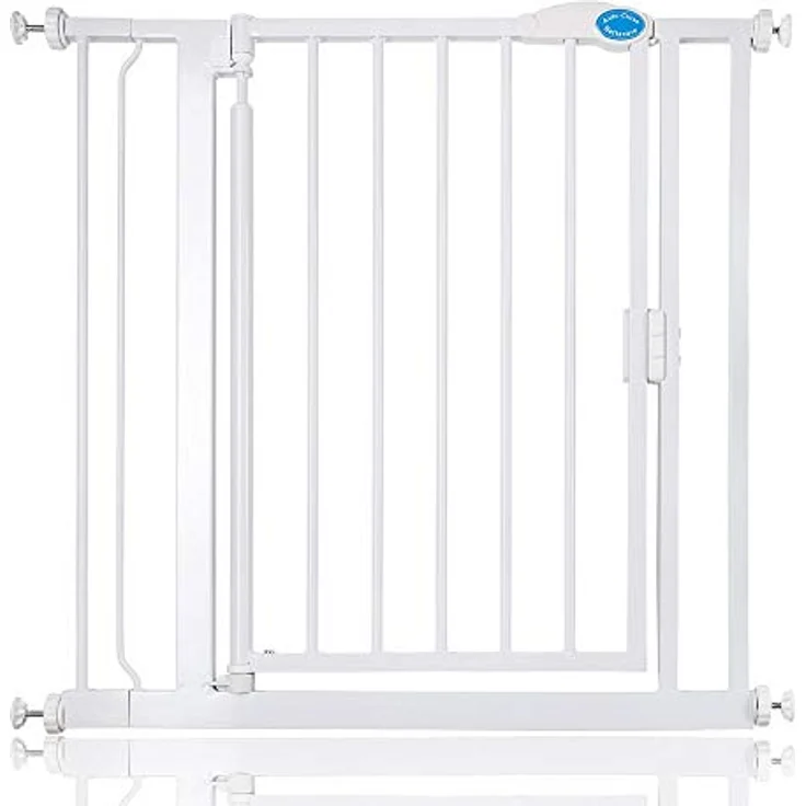 Bettacare Automatisch Schließendes Treppengitter, 82.2cm - 89.2cm, Weiß, Druckmontage-Sicherheitsgitter, Babygitter, Sicherheitsschranke für Türen, Flure und Räume – Bild 2