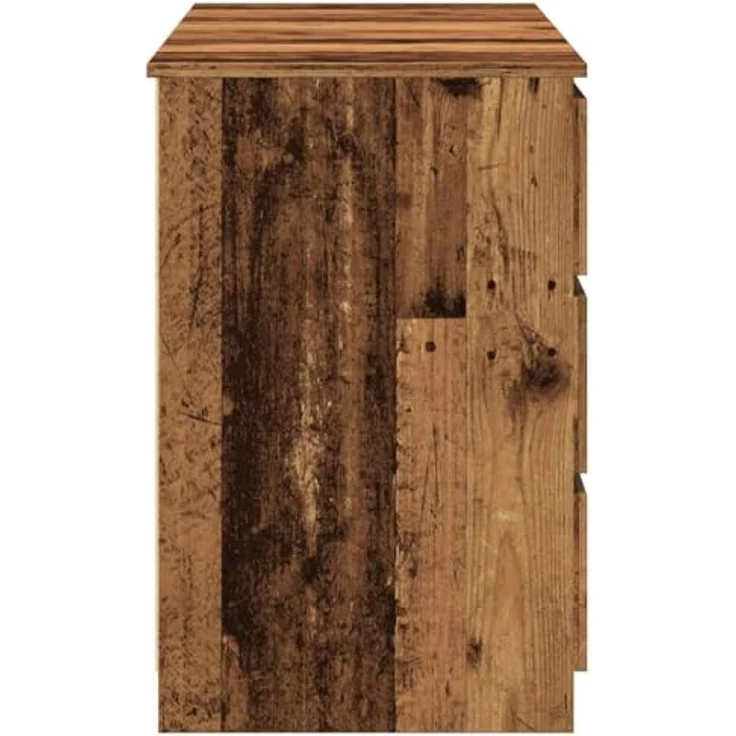 vidaXL Schreibtisch Altholz-Optik 140x50x77 cm Holzwerkstoff 855960 – Bild 6