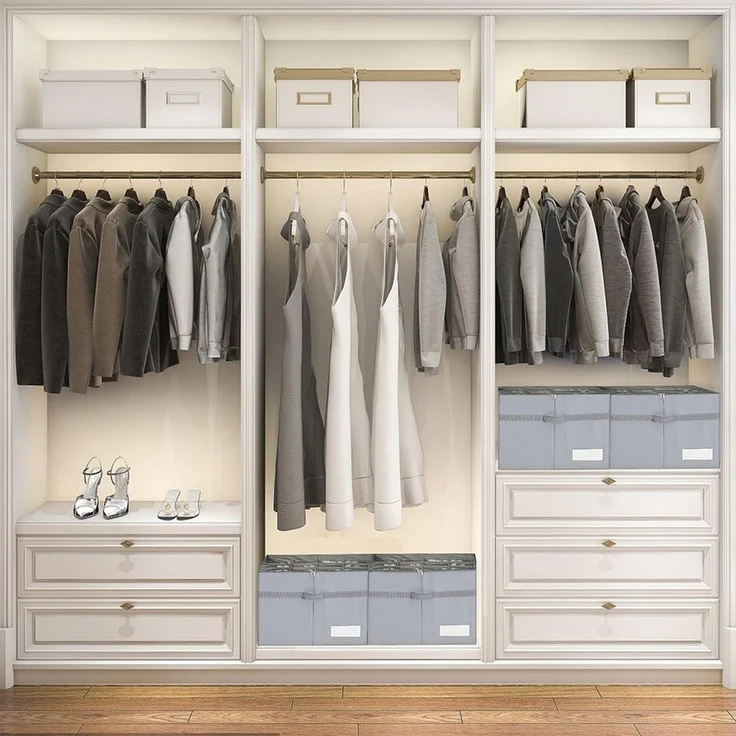 TUWENA Schuhschrank Schuhorganizer für Closet, Schuhbox mit Durchsichtigem Deckel 16 Paare Starke Aufbewahrungskiste für Schuhaufbewahrung, Shoe Rack mit Griffen