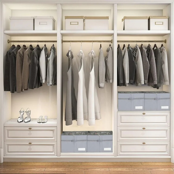 TUWENA Schuhschrank Schuhorganizer für Closet, Schuhbox mit Durchsichtigem Deckel 16 Paare Starke Aufbewahrungskiste für Schuhaufbewahrung, Shoe Rack mit Griffen