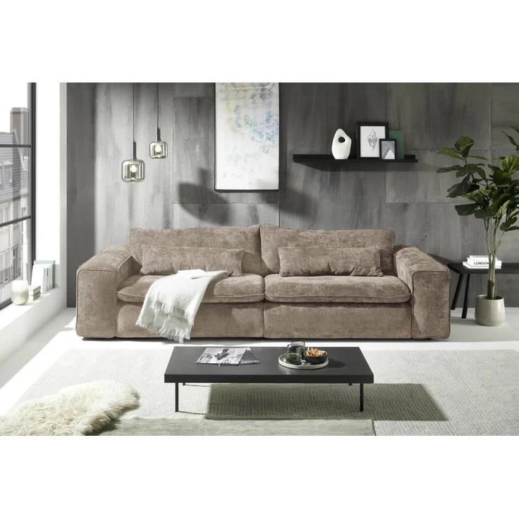 Big Sofa Venice Mikrofaser Eden optional mit Hocker – Ed Exciting Design – Bild 1