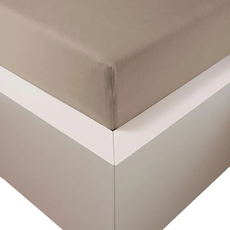 Traumschloss Spannbettlaken Premium Plus, Jersey, Gummizug: rundum, (1 Stück), 260g/m², 47,5% Mako Baumwolle, 47,5% Lyocell, 5% Elasthan – Bild 2