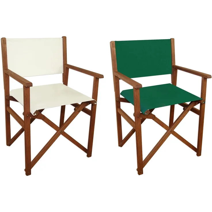 Regiestuhl Klappstuhl Gartenstuhl Buche für Garten-Party grün V-10-100