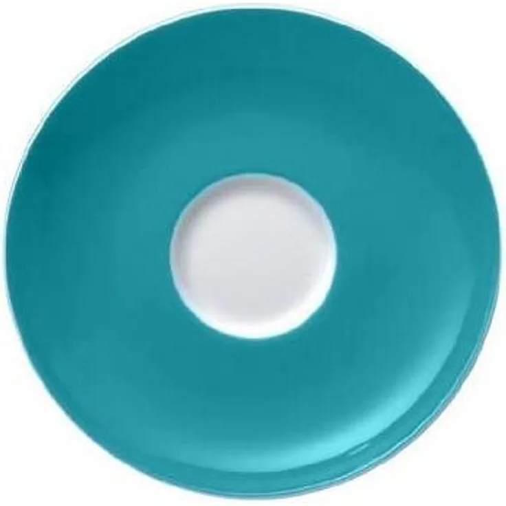Espresso-/Mokka-Untertasse Sunny Day Turquoise Thomas Porzellan Espressotasse - Mikrowelle geeignet, Spülmaschinenfest