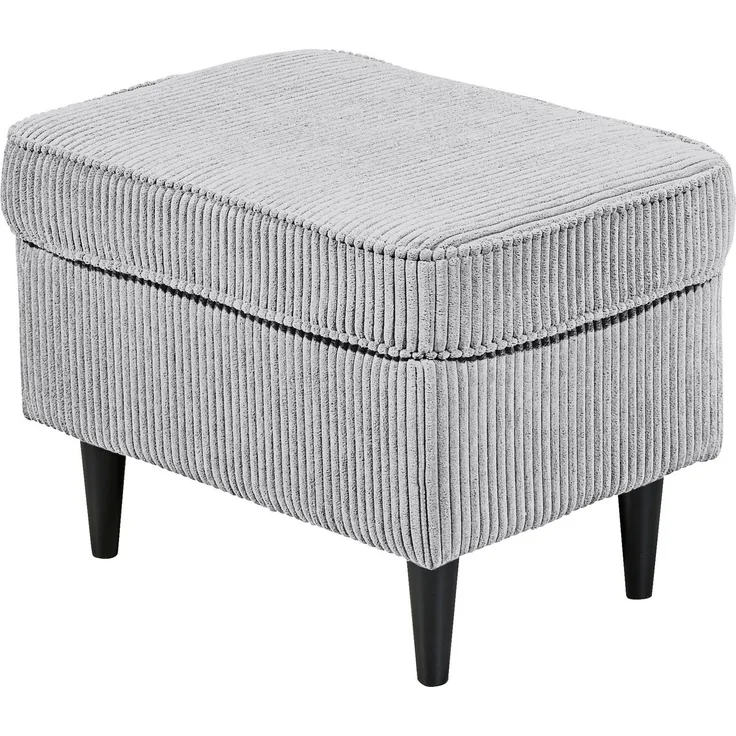 ED EXCITING DESIGN Hocker Oskar, mit Massivholzfüßen