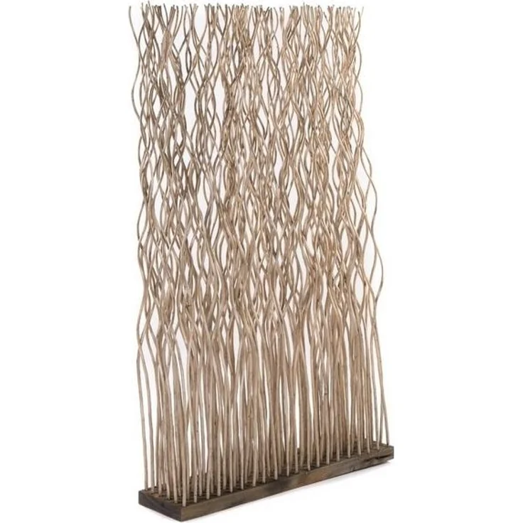 CREEDWOOD Paravent RAUMTEILER "KINKI", Weidenholz, 110x70 cm, Zweige Paravent Sichtschu – Bild 4