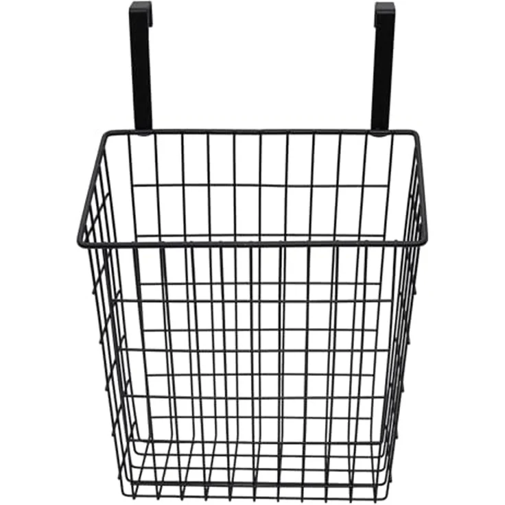 Spetebo Hängekorb Metall schwarz für Schranktüren (Anzahl, 1 St, Stück), Platzsparende Aufbewahrungslösung – Bild 4