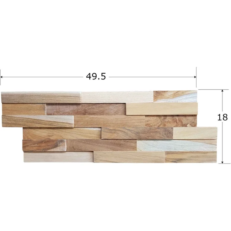 Holz Wandverkleidung Smooth Wave – Bild 5