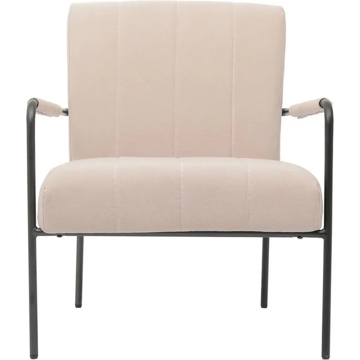 SVITA Loungesessel KYLE, Loungestuhl, mit Armlehnen, Steppnähte, Relaxsessel, Beige – Bild 2