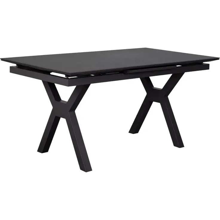 Ausziehtisch Granada 160/210 x 90 cm dark grey Aluminium