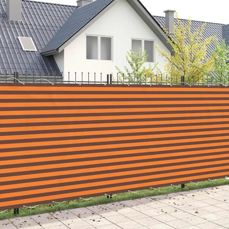vidaXL Balkon Sichtschutz 180 x 500 cm Stoff mit PU-Beschichtung 42036433 – Bild 2