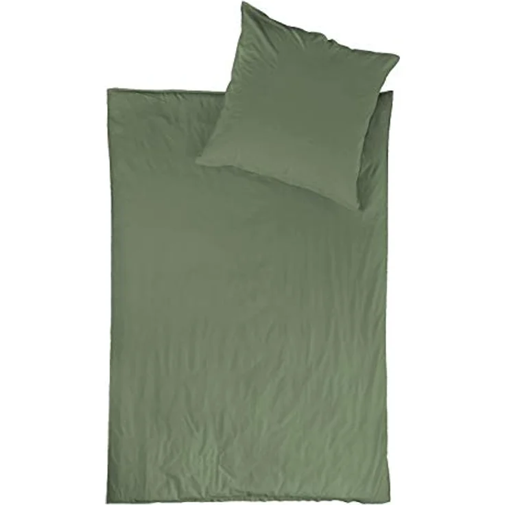 jilda-tex Bettwäsche Lissabon, Renforcé (Bio-Baumwolle), 2 teilig, unifarben, stonewashed und in vielen Farben – Bild 2