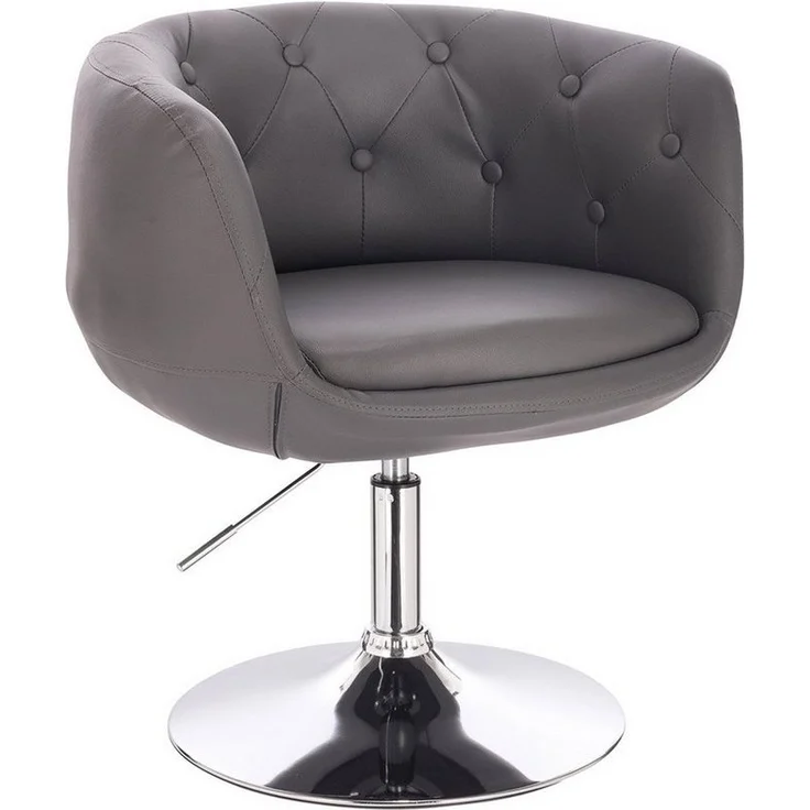 SVITA Cocktailsessel PANAMA (1-St, Drehsessel), 360° drehbar, verchromtes Gestell, bequem gepolstert, höhenverstellbar – Bild 5