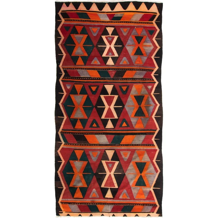 Morgenland Läufer Kelim - Old - 325 x 155 cm - mehrfarbig