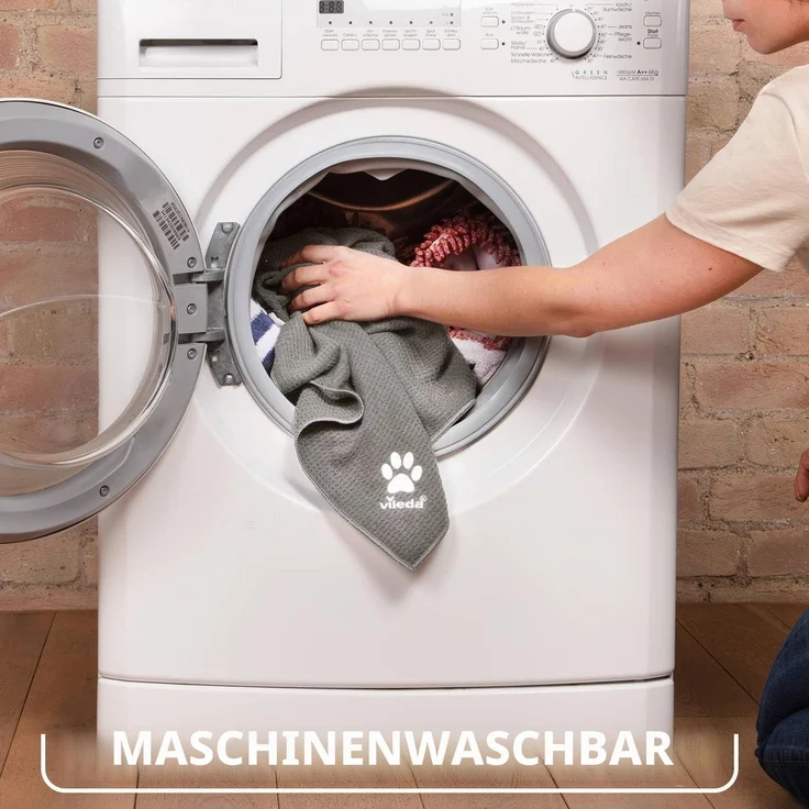 Vileda Microfaser-Handtuch M Pet Pro Haustiere Handtuch – Bild 5