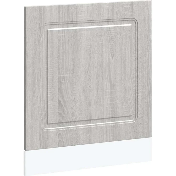 Geschirrspülerblende, Geschirrspülerfront Kalmar Grau Sonoma 60x1,5x67 cm – Bild 2