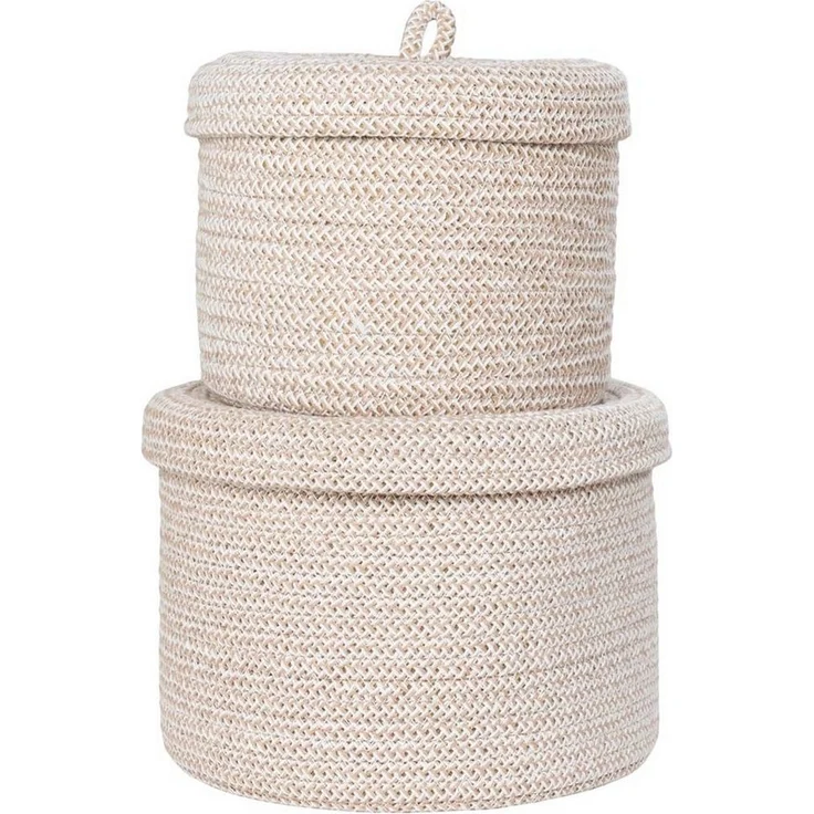 ebuy24 Allzweckkorb Sebal Korb Satz von 2 Stk. beige. – Bild 2