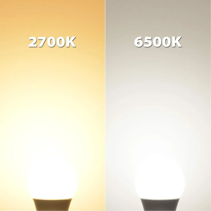 LVWIT E27 LED Lampe ersetzt 40W Glühlampen (6-er Pack), Warmweiß 2700K, 4.5W G45 LED Leuchtmittel, 470lm, matt – Bild 2