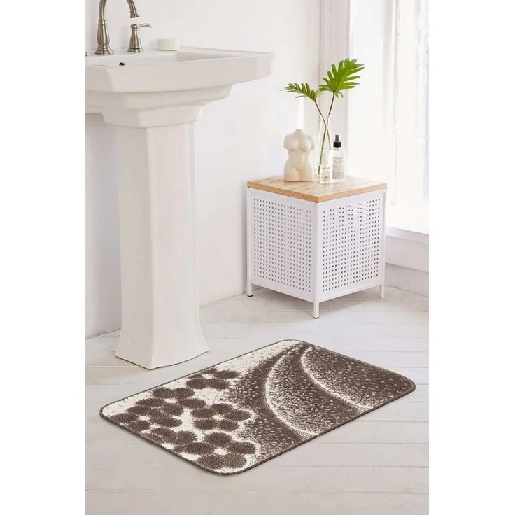 Lashuma Badematte Paros, Polypropylen, Duschvorleger 50x80 cm, Eckiger Badeteppich – Bild 3