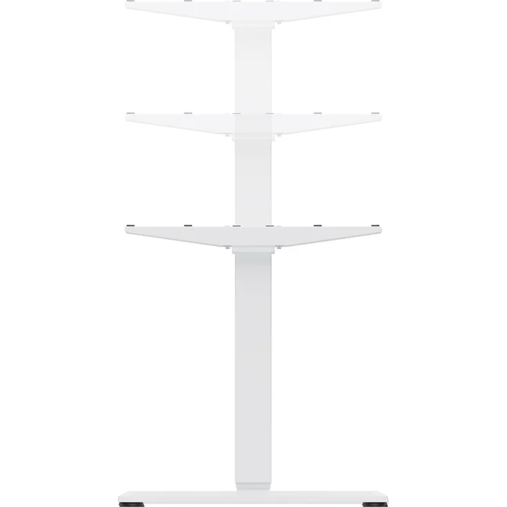 Equip ERGO Elektrisches Steh-Sitz-Schreibtischgestell, Weiß – Bild 3