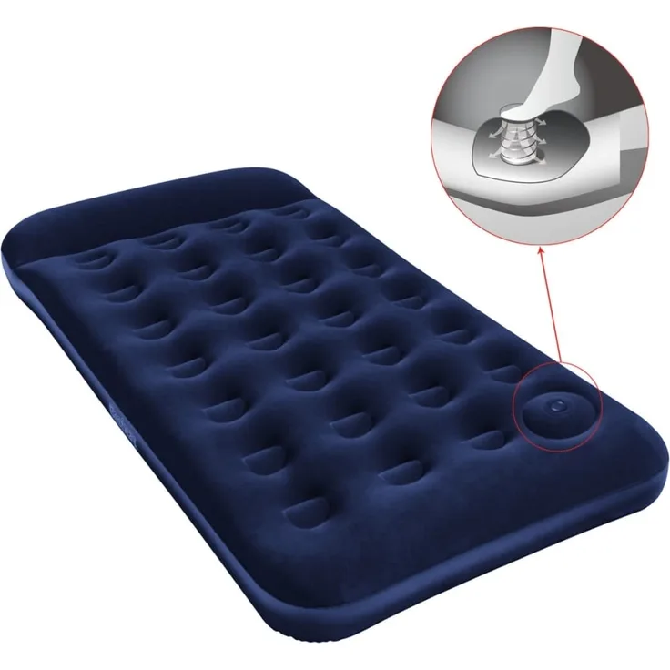 Pavillo Luftbett mit interner Fußpumpe, blau, 188 x 99 x 28 cm