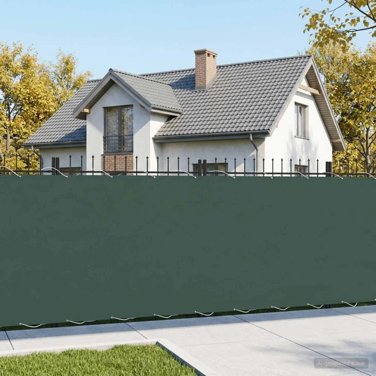 vidaXL Balkon Sichtschutz 150 x 300 cm Stoff mit PU-Beschichtung 42036543 – Bild 3