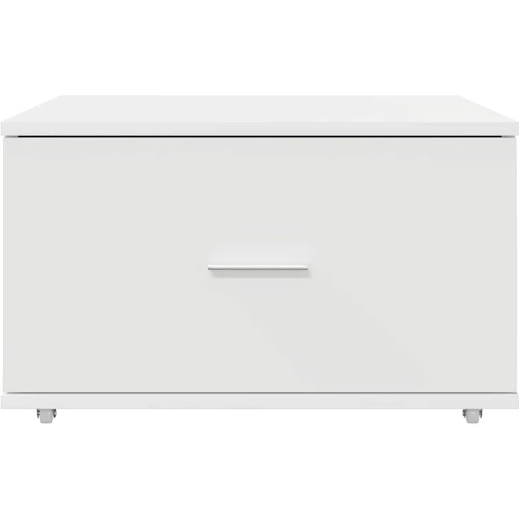 vidaXL Schubladenschrank Mit Rad Weiß 55 x 45 x 31 cm 869306 – Bild 6