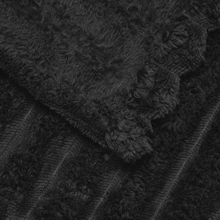 vidaXL Wohndecken 6 Stk. Schwarz 150 x 130 cm 2.85 Fleece 42016885 – Bild 6