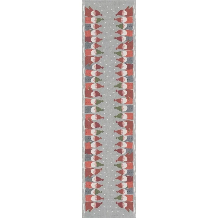 EKELUND MASTER WEAVERS 1692 Tischläufer Tischläufer Tomtemöte 35x80 cm, Pixel gewebt (6-farbig) – Bild 4