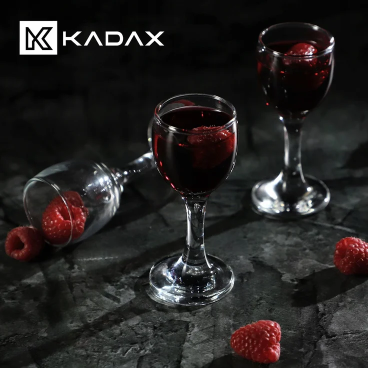 KADAX Gläser für Wodka-Likör-Tinkturen, 55 ml, 6-teiliges Gläserset – Bild 2