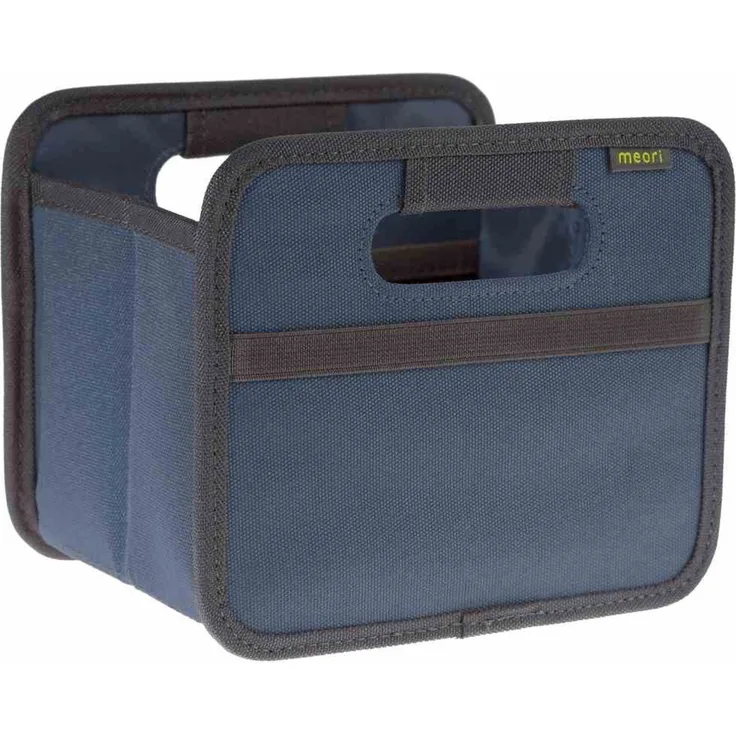 Meori Aufbewahrungsbox Klappbox Ordnungssystem Faltbox Mini 1,8 l Marine blau Uni
