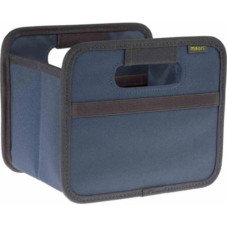 Meori Aufbewahrungsbox Klappbox Ordnungssystem Faltbox Mini 1,8 l Marine blau Uni – Bild 1
