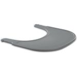 Hauck Einklick Essbrett für Hochstuhl Alpha + & Beta +, Super Schnelle Befestigung ohne Werkzeug, erhöhter Rand, Grau