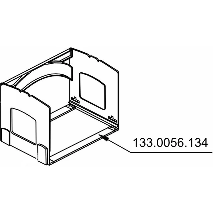 Traverse 133.0056.134 für Franke Abfalltrennsystem CUBE 50 A und 50 H / Abfallsorter Ersatzteil – Bild 3