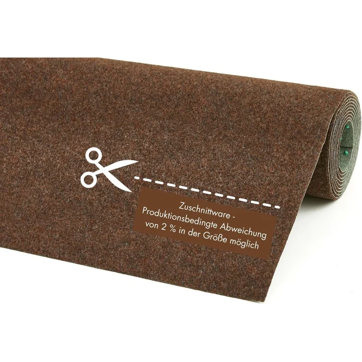 misento Kunstrasen Outdoor Teppich - wetterfester Rasenteppich für Balkon, Terrasse & Garten - leicht zu verlegen - 200x250 cm, Braun – Bild 9