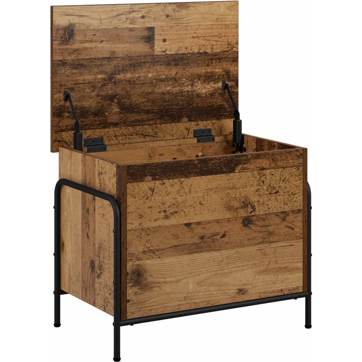 vidaXL Aufbewahrungsbox Altholz 80 x 40 x 49,5 cm Holzwerkstoff 8013672 – Bild 3