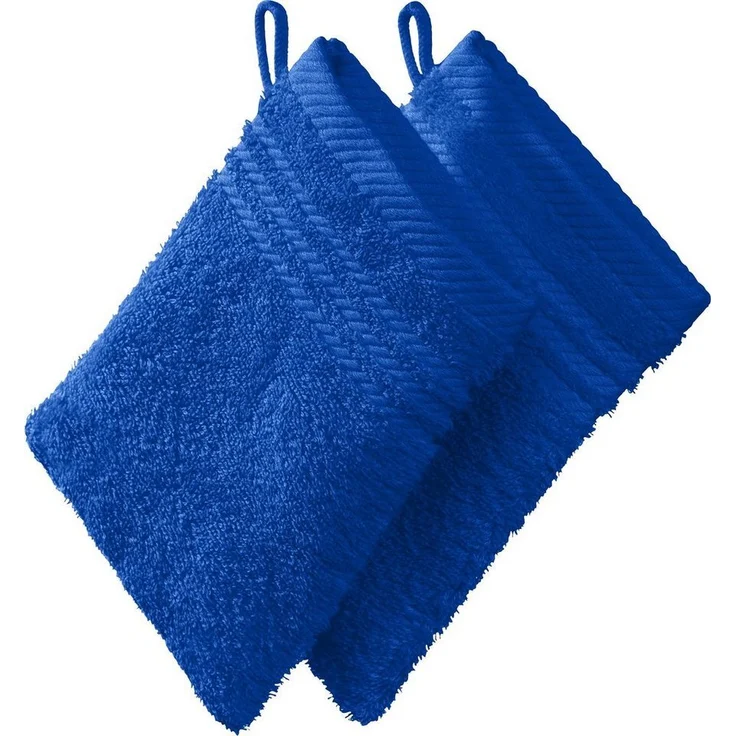 REDBEST Waschhandschuh Waschhandschuh 2er-Pack, Frottier (2-St), Walk-Frottier Uni – Bild 5