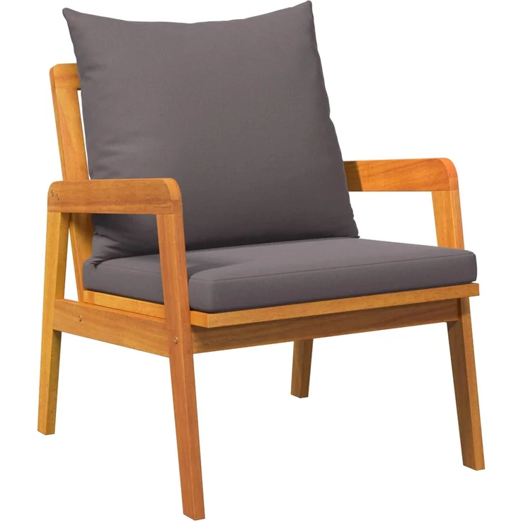 vidaXL Bistrogarnitur 5 Stk. Braun Massivholz Akazie 3328610 – Bild 5