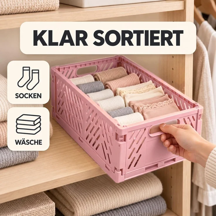 Relaxdays Klappbox 4er Set – Bild 9