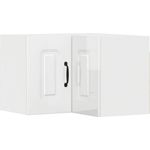 vidaXL Küchenschrank Kalmar Hochglanz Weiß 57 x 57 x 40 cm 884608