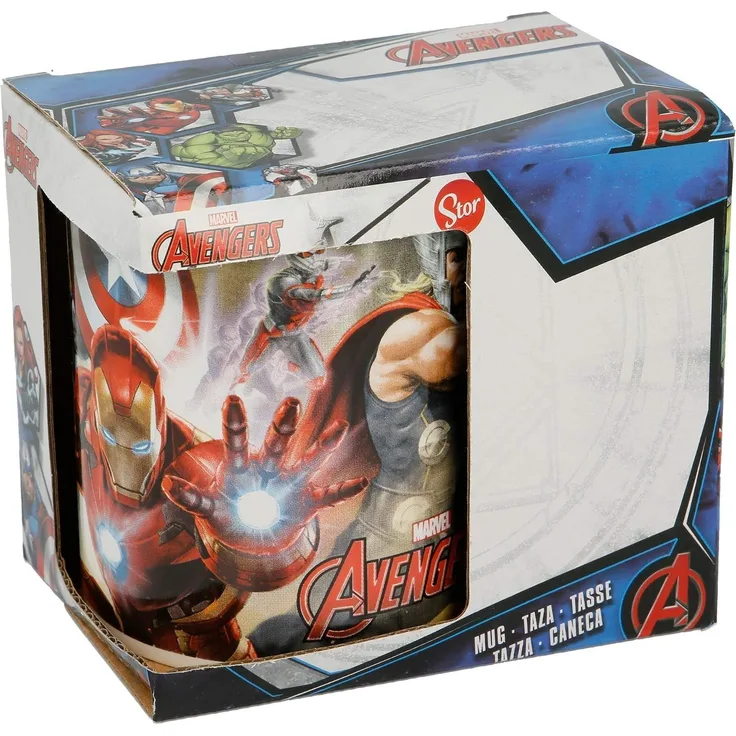 Avengers Comic Heros Kinder-Becher Jungen Tasse im Geschenkkarton